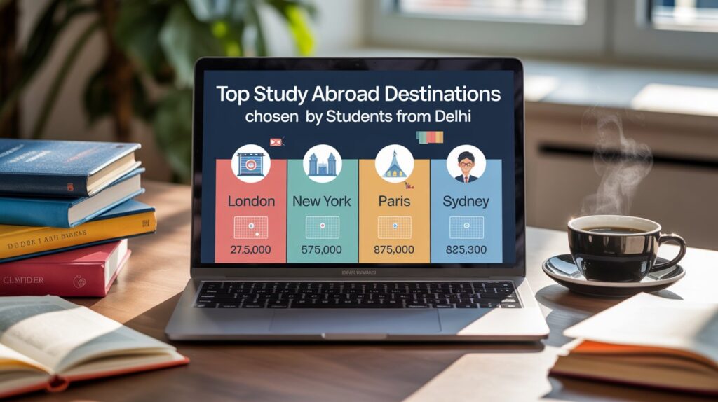 Top Study Abroad Destinations Chosen by Students from Delhi