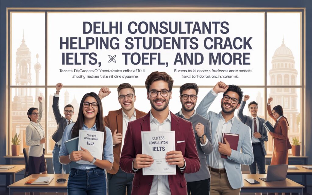 Delhi Consultants Helping Students Crack IELTS, TOEFL, and More