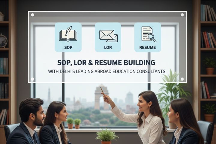 SOP, LOR & Resume Building with Delhi’s Leading Abroad Education Consultants